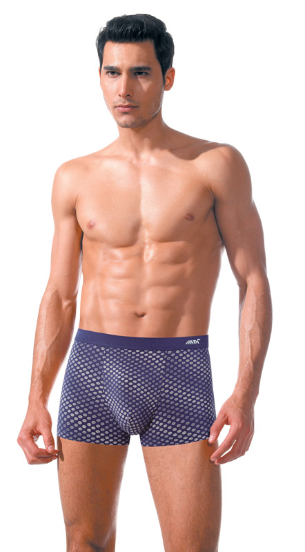 男(nán)木(mù)代爾包布頭印花(huā)平角褲